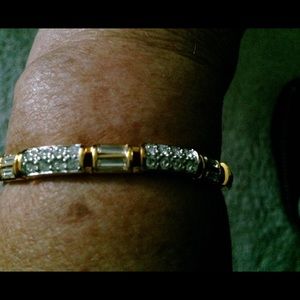 Swarovski Gold Plated and Crystal Bracelet
